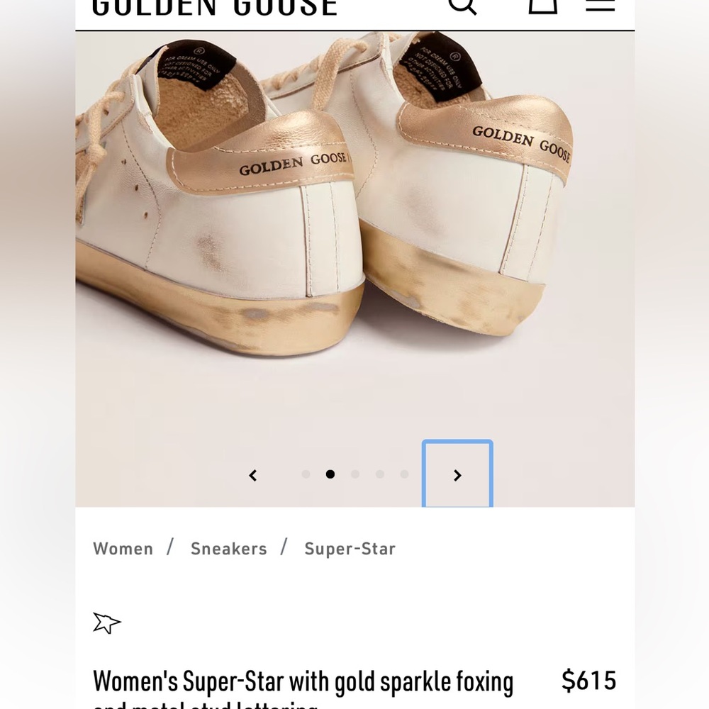 Golden Goose SUPER-STAR CLASSIC white and gold - Picture 3 of 15